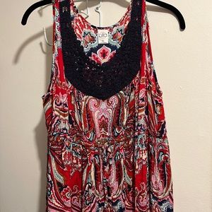 Billabong XL Maxi Dress with Crochet Detail